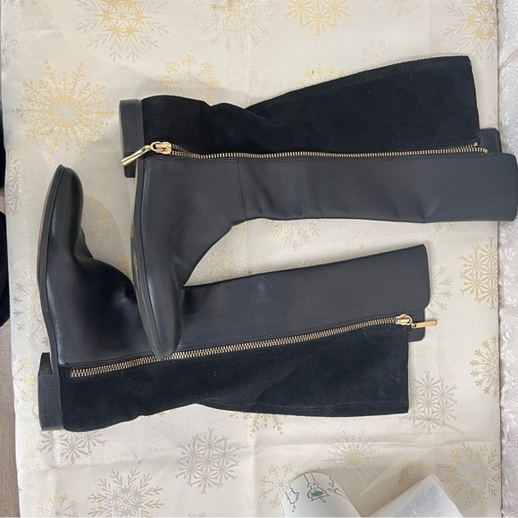 KATE SPADE SATURDAY - Leather & Suede Boots With A Zipper Size 7,5 - Picture 13 of 13